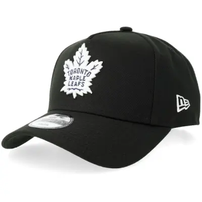 New Era - NHL Svart adjustable Keps - Kids Hatstore Exclusive x Toronto Maple Leafs 9FORTY Black A-frame Adjustable @ Hatstore