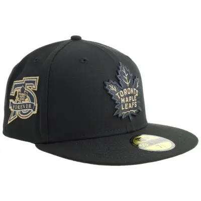 New Era - NHL Svart fitted Keps - Hatstore Exclusive x Toronto Maple Leafs 59FIFTY Black/Wheat UV Fitted @ Hatstore