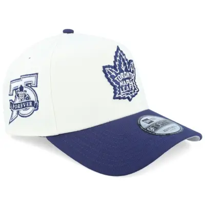 New Era - NHL Vit adjustable Keps - Hatstore Exclusive x Toronto Maple Leafs 9FORTY White/Navy A-Frame Adjustable @ Hatstore