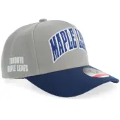 Outerstuff - NHL Grå adjustable Keps - Kids Toronto Maple Leafs Mvp Pro Pinch Grey/Navy A-frame Adjustable @ Hatstore