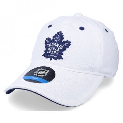 Outerstuff - NHL Vit adjustable Keps - Kids Toronto Maple Leafs Fashion Logo Slouch White Dad Cap @ Hatstore