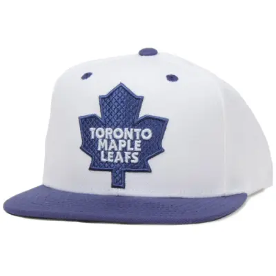 Reebok - NHL Vit snapback Keps - Toronto Maple Leafs Faceoff 2 White Snapback @ Hatstore