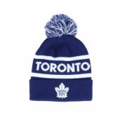 Mössa Toronto Maple Leafs Cuffed Knit Blue/White Pom - Adidas - Blå Tofs
