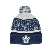 Outerstuff - NHL Blå pom Beanie - Kids Toronto Maple Leafs NHL Beanie Blue/White Pom @ Hatstore