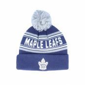 Outerstuff - NHL Blå pom Beanie - Toronto Maple Leafs Jacquard cuffed knit Navy/Grey Pom @ Hatstore