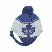 Reebok - NHL Blå pom Beanie - Toronto Maple Leafs Faceoff Tassle Knit Pom @ Hatstore