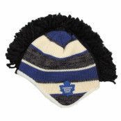 Reebok - NHL Svart pom Beanie - Toronto Maple Leafs Faceoff Mohawk Knit @ Hatstore