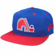 Twins Enterprise - NHL Blå snapback Keps - Quebec Nordiques Base Two Tone NHL Vintage Blue/Red Snapback @ Hatstore