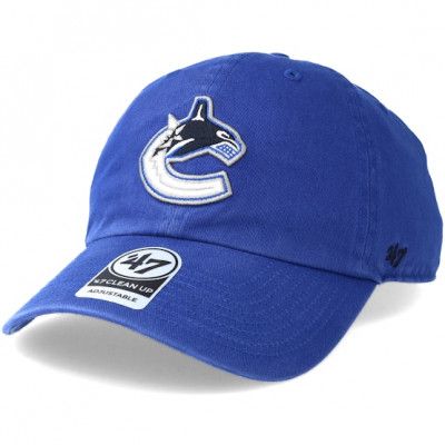 47 Brand - NHL Blå adjustable Keps - Vancouver Canucks Clean up Royal Adjustable @ Hatstore