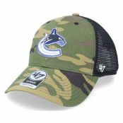 47 Brand - NHL Camo trucker Keps - Vancouver Canucks  Camo Branson Mvp Camo/Black Trucker @ Hatstore