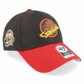 47 Brand - NHL Svart adjustable Keps - Vancouver Canucks NHL Sure Shot Snap'47 Mvp Black/Red Adjustable @ Hatstore