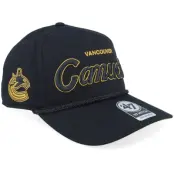 47 Brand - Svart adjustable Keps - Hatstore Exclusive x Vancouver Canucks Crosstown Script Hitch Black/Gold A-Frame Adjustable @ Hatstore