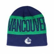 Adidas - NHL Blå traditionalbeanie Beanie - Vancouver Canucks 19 Navy/Green Beanie @ Hatstore