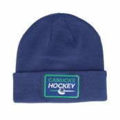 Fanatics - NHL Blå cuff Beanie - Vancouver Canucks Authentic Pro Prime Beanie Blue Cobalt Cuff @ Hatstore