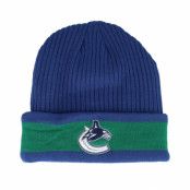 Fanatics - NHL Blå cuff Beanie - Vancouver Canucks Beanie Blue/Kelly Green Cuff @ Hatstore