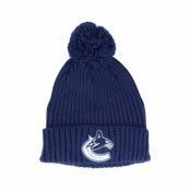 Fanatics - NHL Blå pom Beanie - Vancouver Canucks Value Core Beanie Blue Pom @ Hatstore