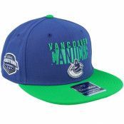 Fanatics - NHL Blå snapback Keps - Vancouver Canucks Blue/Kelly Green Snapback @ Hatstore