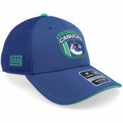 Fanatics - NHL Blå trucker Keps - Vancouver Canucks Authentic Pro Draft Blue/Kelly Green Trucker @ Hatstore