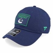 Fanatics - NHL Blå unconstructed Keps - Vancouver Canucks Authentic Pro Rink Prime Blue Dad Cap @ Hatstore