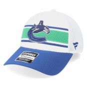 Fanatics - NHL Vit trucker Keps - Vancouver Canucks Authentic Pro Draft White Trucker @ Hatstore