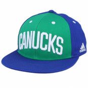 Keps Vancouver Canucks Flat Brim Green/Blue Snapback - Adidas - Grön Snapback