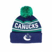 Mössa Vancouver Canucks Jacquard cuffed knit Blue/Green Pom - Outerstuff - Blå Barnkeps