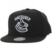Mitchell & Ness - Vancouver Canucks Black White Snapback