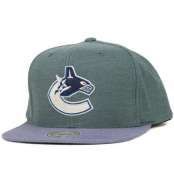 Mitchell & Ness - Vancouver Canucks Heather Profile NHL Snapback