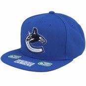 Mitchell&Ness - NHL Blå snapback Keps - Vancouver Canucks Vintage Hat Trick Blue Snapback @ Hatstore