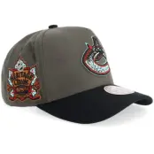Mitchell&Ness - NHL Grå adjustable Keps - Hatstore Exclusive x Vancouver Canucks Copper Pro Crown Grey/Black A-frame Adjustable @ Hatstore