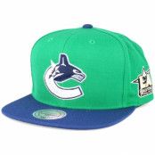 Mitchell&Ness - NHL Grön snapback Keps - Vancouver Canucks NHL 2017 ASG 2T Snapback @ Hatstore