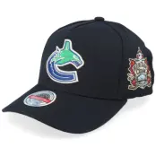 Mitchell&Ness - NHL Svart adjustable Keps - Hatstore Exclusive x Vancouver Canucks Black A-frame Adjustable @ Hatstore
