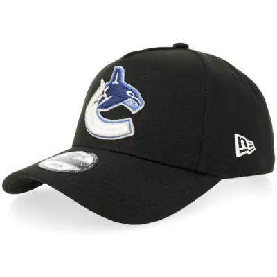 New Era - NHL Svart adjustable Keps - Kids Hatstore Exclusive x Vancouver Canucks 9FORTY Black A-frame Adjustable @ Hatstore
