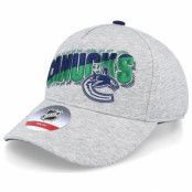 Outerstuff - NHL Grå adjustable Keps - Kids Vancouver Canucks Overload Heather Procurve Grey Adjustable @ Hatstore