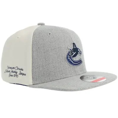 Outerstuff - NHL Grå snapback Keps - Kids Vancouver Canucks Ace In The Hole Heather Grey Snapback @ Hatstore