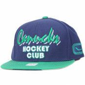 Reebok - NHL Blå snapback Keps - Script Vancouver Canucks Snapback @ Hatstore