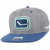 Reebok - NHL Grå snapback Keps - Vancouver Canucks Linen Snapback @ Hatstore