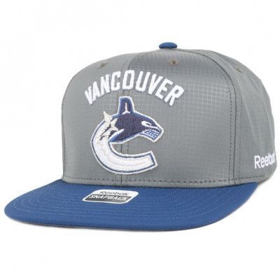 Reebok - NHL Grå snapback Keps - Vancouver Canucks Ripstop Snapback @ Hatstore