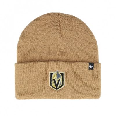 47 Brand - NHL Beige cuff Beanie - Vegas Golden Knights NHL Haymaker Camel Cuff @ Hatstore