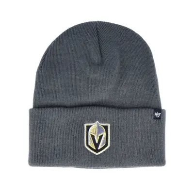 47 Brand - NHL Grå cuff Beanie - Vegas Golden Knights Haymaker Charcoal Cuff @ Hatstore