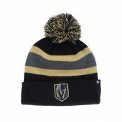 47 Brand - NHL Svart pom Beanie - Vegas Golden Knights Breakaway Cuff Knit Black Pom @ Hatstore