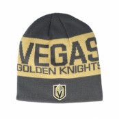 Adidas - NHL Grå traditionalbeanie Beanie - Vegas Golden Knights 19 Grey/Gold Beanie @ Hatstore