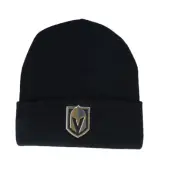 American Needle - NHL Svart cuff Beanie - Vegas Golden Knights Terrain Knit Solid Black Cuff @ Hatstore