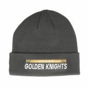 Fanatics - NHL Grå cuff Beanie - Vegas Golden Knights Authentic Pro Game&Train Knit Charcoal Cuff @ Hatstore