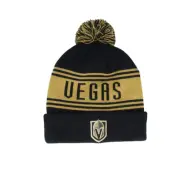 Fanatics - NHL Svart pom Beanie - Vegas Golden Knights Black/Harvest Gold Pom @ Hatstore