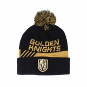 Fanatics - NHL Svart pom Beanie - Vegas Golden Knights Locker Room Pom Harvest Gold Pom @ Hatstore