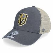 47 Brand - NHL Grå trucker Keps - Vegas Golden Knights Flagship Wash Mvp Charcoal/Beige Trucker @ Hatstore