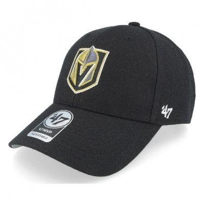47 Brand - NHL Svart adjustable Keps - Vegas Golden Knights Mvp Black Adjustable @ Hatstore