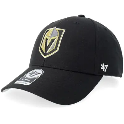 47 Brand - NHL Svart adjustable Keps - Vegas Golden Knights Mvp Vegas Golden Knights Black Adjustable @ Hatstore