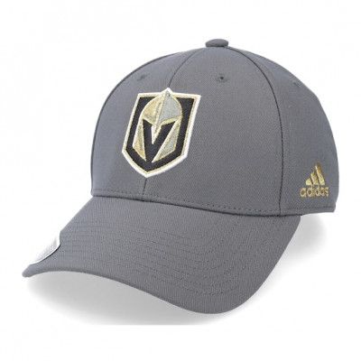 Adidas - NHL Grå adjustable Keps - Vegas Golden Knights NHL Wool Struct Storm Grey Adjustable @ Hatstore